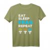 Eat Sleep Frag Repeat Lustiges Korallenriff-Aquarium T-Shirt für Salzwasserliebhaber & Meerwasseraquarien-Fans