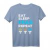 Eat Sleep Frag Repeat Lustiges Korallenriff-Aquarium T-Shirt für Salzwasserliebhaber & Meerwasseraquarien-Fans