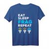 Eat Sleep Frag Repeat Lustiges Korallenriff-Aquarium T-Shirt für Salzwasserliebhaber & Meerwasseraquarien-Fans