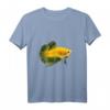 HapFrog T-Shirt mit Betta Kampffisch Aquarium Logo – Cooles Geschenk für Fischliebhaber und Aquarien-Fans