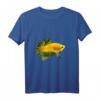 HapFrog T-Shirt mit Betta Kampffisch Aquarium Logo – Cooles Geschenk für Fischliebhaber und Aquarien-Fans