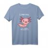 Axolotl Shirt I like you a LOTL - Lustiges Geschenk für Tierliebhaber, Aquarium- und Terrarienfreunde, ideal zu Ostern & Geburtstag