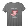Axolotl Shirt I like you a LOTL - Lustiges Geschenk für Tierliebhaber, Aquarium- und Terrarienfreunde, ideal zu Ostern & Geburtstag