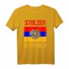 Stolzer Armenier T-Shirt mit Armenien Flagge, Adler und Löwe Wappen – Patriotische Kleidung für Armenier und Freunde der armenischen Kultur
