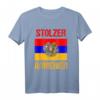 Stolzer Armenier T-Shirt mit Armenien Flagge, Adler und Löwe Wappen – Patriotische Kleidung für Armenier und Freunde der armenischen Kultur