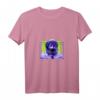Damen Weltraum-Astronauten-Katze T-Shirt mit V-Ausschnitt – Stylisches Tier- und Sci-Fi Motiv, leicht & bequem