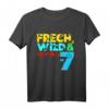 Kinder Frech Wild & schon 7, Geburtstag Junge 7 Jahre Weltraum T-Shirt – Perfektes Outfit & Geschenkidee für den siebten Kindergeburtstag im All