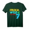 Kinder Frech Wild & schon 7, Geburtstag Junge 7 Jahre Weltraum T-Shirt – Perfektes Outfit & Geschenkidee für den siebten Kindergeburtstag im All