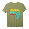 Kinder Frech Wild & schon 7, Geburtstag Junge 7 Jahre Weltraum T-Shirt – Perfektes Outfit & Geschenkidee für den siebten Kindergeburtstag im All
