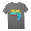 Kinder Frech Wild & schon 7, Geburtstag Junge 7 Jahre Weltraum T-Shirt – Perfektes Outfit & Geschenkidee für den siebten Kindergeburtstag im All