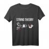 Stringtheorie Astrophysik Schrödingers Katzenphysik T-Shirt – Lustiges Wissenschafts-Design für Physik- und Astrophil-Fans