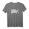 Atheist Charles Darwin Evolutionstheorie Fisch T-Shirt – Für Freidenker, Skeptiker & Religionskritiker