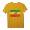 Old Äthiopien Flagge Löwe von Juda Rasta Reggae T-Shirt - Kulturelle Kleidung für Herren Damen Kinder Jugendliche