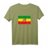 Altes Äthiopien Flagge Rastas Löwe Juda Rastafari Flaggen T-Shirt – Kulturelles Geschenk für Männer und Frauen, ideal zu Weihnachten
