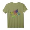 Buntes DJ Mischpult Techno Trance Musik T-Shirt – Lebendiges Design für Club, Festival & Elektronische Beats Fans