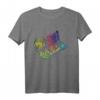 Buntes DJ Mischpult Techno Trance Musik T-Shirt – Lebendiges Design für Club, Festival & Elektronische Beats Fans