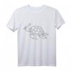 Kinder T-Shirt mit ausmalbarer Meeresschildkröte – Kreatives Malshirt für Mädchen und Jungen, ideal für Tiere- und Meeresschildkrötenliebhaber