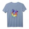Aquarell Australischer Schäferhund Liebhaber Aussie Hund T-Shirt - Perfektes Geschenk für Hundeliebhaber & Tierfreunde zu Geburtstag, Weihnachten & mehr