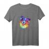 Aquarell Australischer Schäferhund Liebhaber Aussie Hund T-Shirt - Perfektes Geschenk für Hundeliebhaber & Tierfreunde zu Geburtstag, Weihnachten & mehr