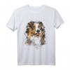 Aussie T-Shirt Australian Shepherd Hunde Shirt Geschenk für Hundeliebhaber – Perfekt für Frauchen, Herrchen, Züchter & Welpenwürfe