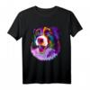 Border Collie Pop Art Bunt T-Shirt für Hundebesitzer – Perfektes Geschenk für Hundeliebhaber, Herrchen & Frauchen