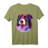 Border Collie Pop Art Bunt T-Shirt für Hundebesitzer – Perfektes Geschenk für Hundeliebhaber, Herrchen & Frauchen