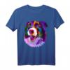 Border Collie Pop Art Bunt T-Shirt für Hundebesitzer – Perfektes Geschenk für Hundeliebhaber, Herrchen & Frauchen