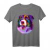 Border Collie Pop Art Bunt T-Shirt für Hundebesitzer – Perfektes Geschenk für Hundeliebhaber, Herrchen & Frauchen