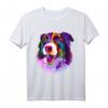Border Collie Pop Art Bunt T-Shirt für Hundebesitzer – Perfektes Geschenk für Hundeliebhaber, Herrchen & Frauchen