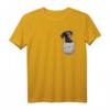 Dobie Dobermann Pinscher Pocket Liebhaber T-Shirt – Modisches Hundemotiv für Hundeliebhaber, Herrchen & Frauchen, perfekt als Geschenk für Hundeschule & Spaziergänge
