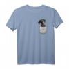 Dobie Dobermann Pinscher Pocket Liebhaber T-Shirt – Modisches Hundemotiv für Hundeliebhaber, Herrchen & Frauchen, perfekt als Geschenk für Hundeschule & Spaziergänge
