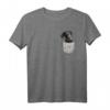Dobie Dobermann Pinscher Pocket Liebhaber T-Shirt – Modisches Hundemotiv für Hundeliebhaber, Herrchen & Frauchen, perfekt als Geschenk für Hundeschule & Spaziergänge