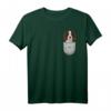 Englischer Springer Spaniel Brust-Tasche Pocket Hundebesitzer T-Shirt – Perfektes Geschenk für Hundeliebhaber, Herrchen & Frauchen