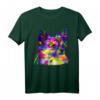 Buntes Langhaar Chihuahua Pop Art Porträt T-Shirt – Perfekt für Hundebesitzer, Hundeliebhaber & Züchter, tolles Geschenk für Hundeschule & Spaziergänge
