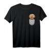 Yorkshire Terrier Brust-Tasche Pocket T-Shirt für Hundehalter – Perfektes Geschenk für Hundeliebhaber, Herrchen & Frauchen mit Hundemotiv