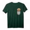 Yorkshire Terrier Brust-Tasche Pocket T-Shirt für Hundehalter – Perfektes Geschenk für Hundeliebhaber, Herrchen & Frauchen mit Hundemotiv