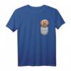 Yorkshire Terrier Brust-Tasche Pocket T-Shirt für Hundehalter – Perfektes Geschenk für Hundeliebhaber, Herrchen & Frauchen mit Hundemotiv