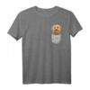 Yorkshire Terrier Brust-Tasche Pocket T-Shirt für Hundehalter – Perfektes Geschenk für Hundeliebhaber, Herrchen & Frauchen mit Hundemotiv