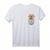 Yorkshire Terrier Brust-Tasche Pocket T-Shirt für Hundehalter – Perfektes Geschenk für Hundeliebhaber, Herrchen & Frauchen mit Hundemotiv