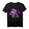 American Pitbull Terrier Pop Art Porträt T-Shirt für Hundebesitzer – Perfektes Geschenk für Hundeliebhaber, Herrchen & Frauchen