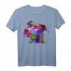 American Pitbull Terrier Pop Art Porträt T-Shirt für Hundebesitzer – Perfektes Geschenk für Hundeliebhaber, Herrchen & Frauchen