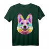 Buntes Pem Welsh Corgi Pop Art Porträt T-Shirt – Perfekt für Hundeliebhaber, Herrchen & Frauchen, Züchter & Hundeschulbesucher
