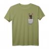 Zwergpinscher Miniature Pinscher Brust-Tasche Pocket Minpin T-Shirt – Perfektes Geschenk für Hundeliebhaber & Züchter