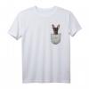 Zwergpinscher Miniature Pinscher Brust-Tasche Pocket Minpin T-Shirt – Perfektes Geschenk für Hundeliebhaber & Züchter