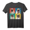 Mops Porträt Fotos Carlino Hundeliebhaber T-Shirt - Perfektes Geschenk für Hundebesitzer, Züchter & Hundeschulbesucher