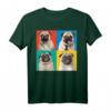 Mops Porträt Fotos Carlino Hundeliebhaber T-Shirt - Perfektes Geschenk für Hundebesitzer, Züchter & Hundeschulbesucher