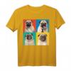 Mops Porträt Fotos Carlino Hundeliebhaber T-Shirt - Perfektes Geschenk für Hundebesitzer, Züchter & Hundeschulbesucher