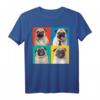 Mops Porträt Fotos Carlino Hundeliebhaber T-Shirt - Perfektes Geschenk für Hundebesitzer, Züchter & Hundeschulbesucher