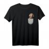 Weimaraner Raner Brust-Tasche Pocket Hundebesitzer T-Shirt – Perfektes Geschenk für Hundeliebhaber, Herrchen & Frauchen