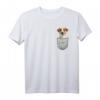 Jack Russell Terrier T-Shirt mit Brusttasche – Hundeliebhaber Geschenk für Herrchen, Frauchen & Hundeschule